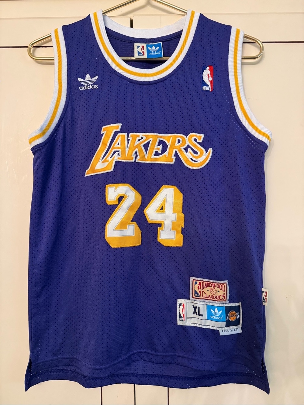 Adidas Kobe Bryant Los Angeles Jersey Shirt Youth XL